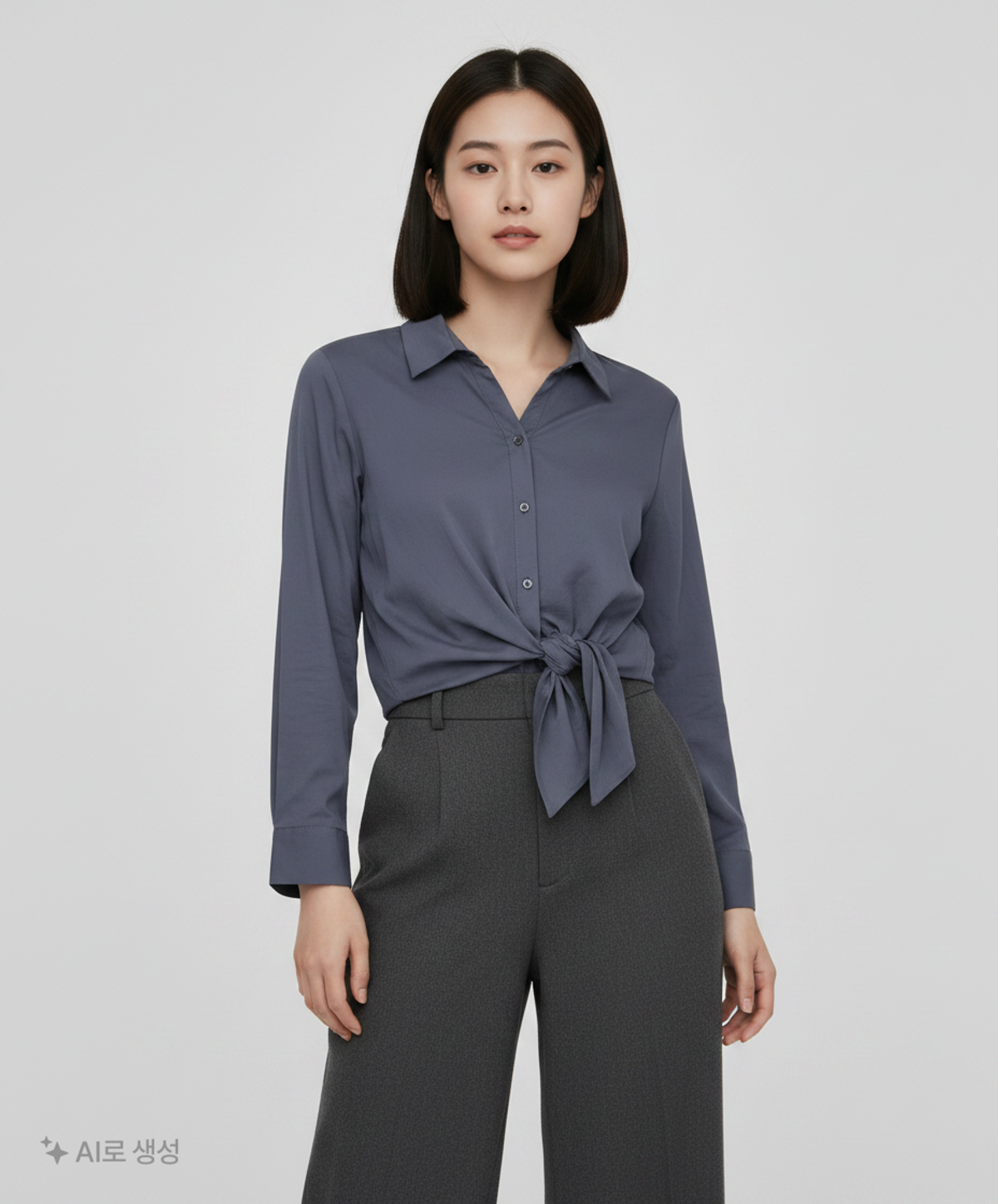 클라비스(CLOVIS) 묶음 셔츠 (2colors) CVYWA2303C 88/98/165