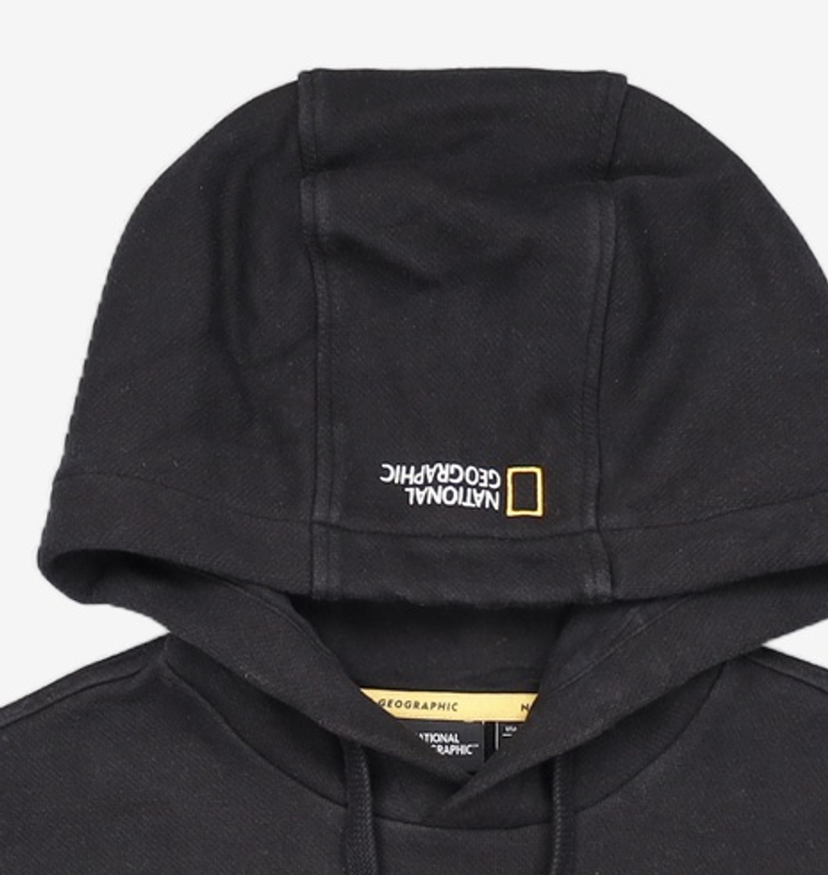 내셔널지오그래픽(NATIONALGEOGRAPHIC) N233UHD910 루코스 빅 로고 약기모 후디 CARBON BLACK M