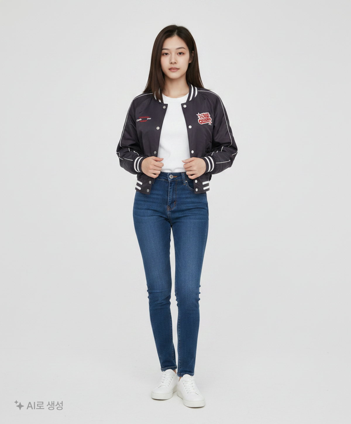 오아이오아이 컬렉션(OiOi Collection) 스타디움 재킷 S
