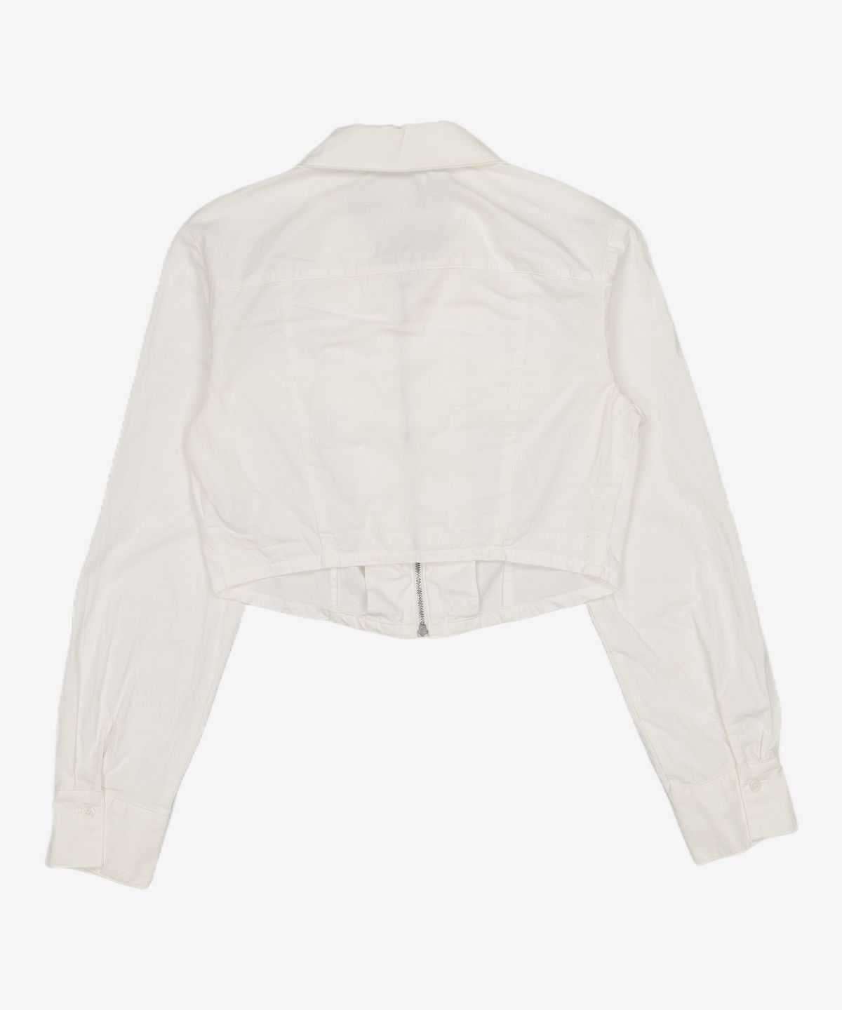 미쏘(MIXXO) 집업 크롭 셔츠_MIWYWD919C S