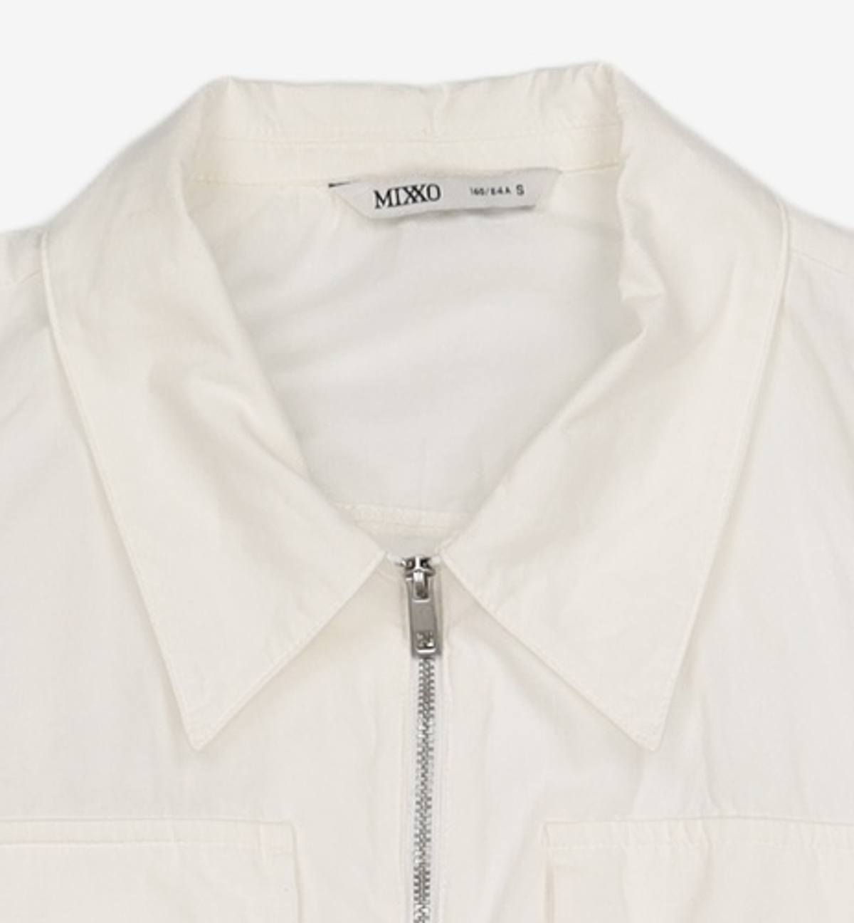 미쏘(MIXXO) 집업 크롭 셔츠_MIWYWD919C S