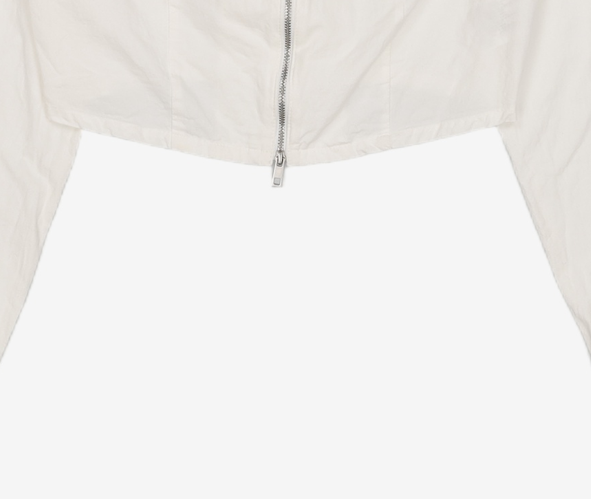 미쏘(MIXXO) 집업 크롭 셔츠_MIWYWD919C S
