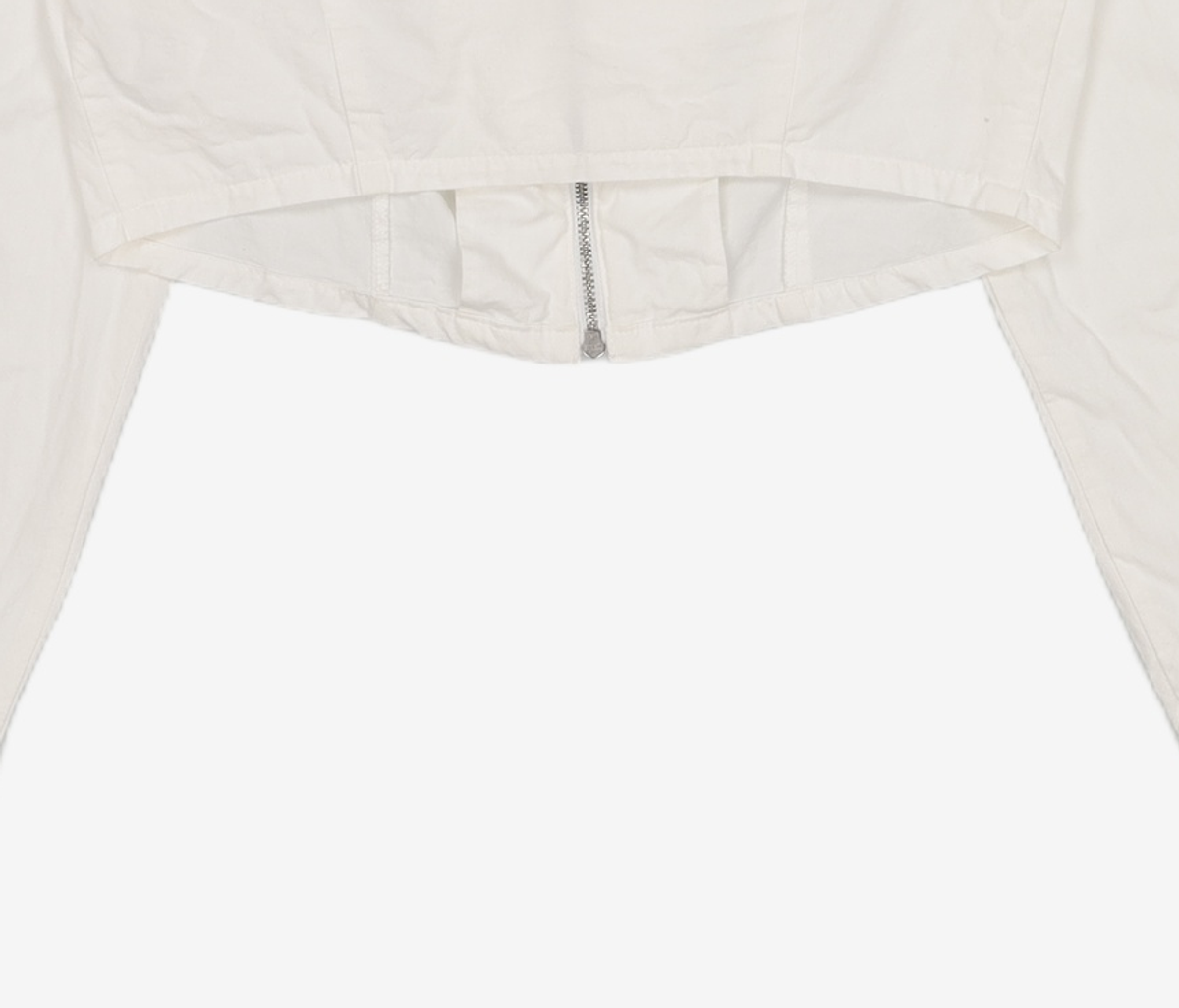 미쏘(MIXXO) 집업 크롭 셔츠_MIWYWD919C S