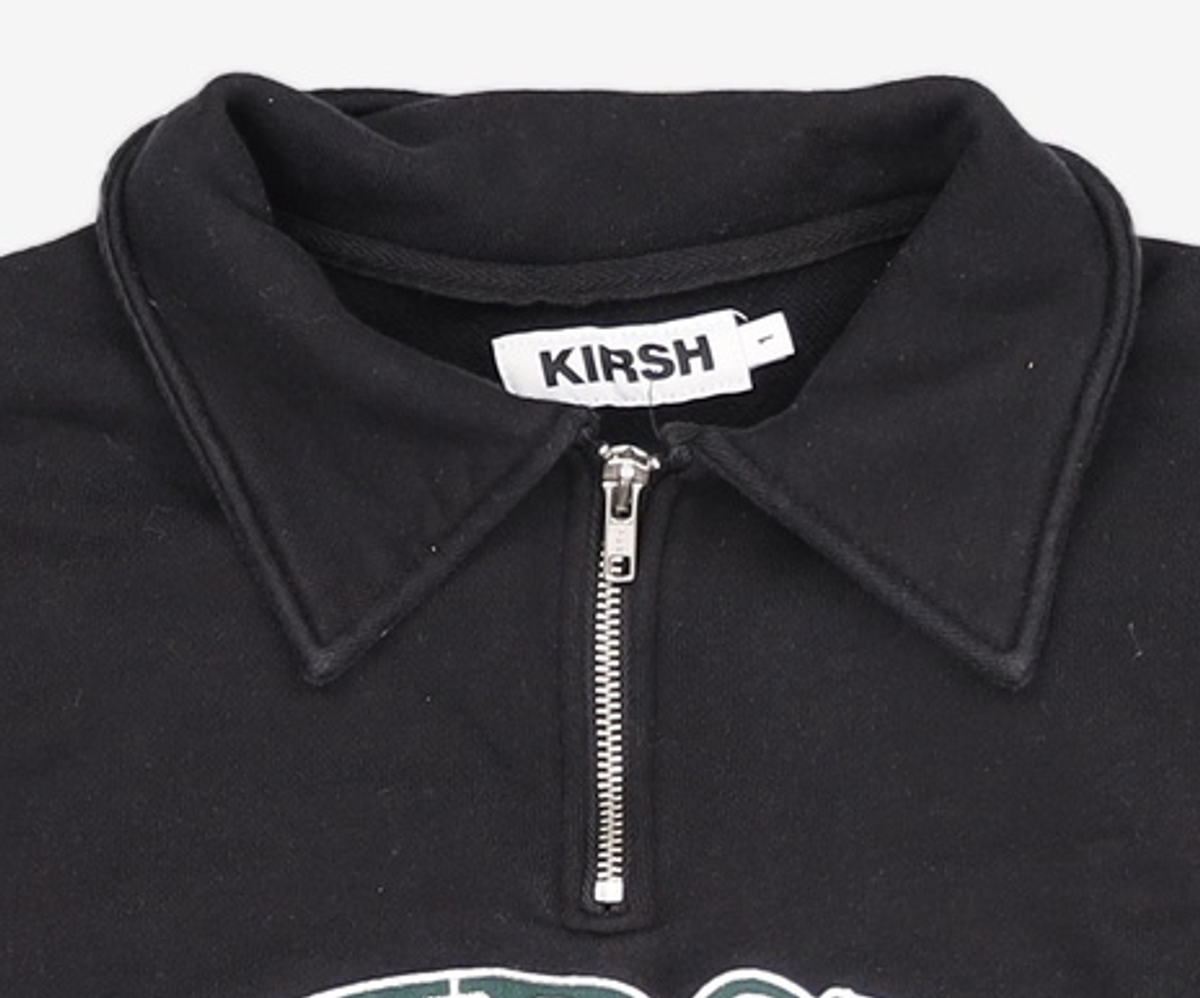 키르시(KIRSH) 아치 로고 하프 집업 KA [블랙] 1