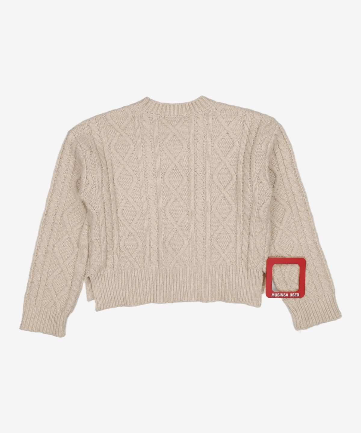 미쏘(MIXXO) 보카시 케이블 풀오버 (KABV17T RE) MIWKABC4QT S