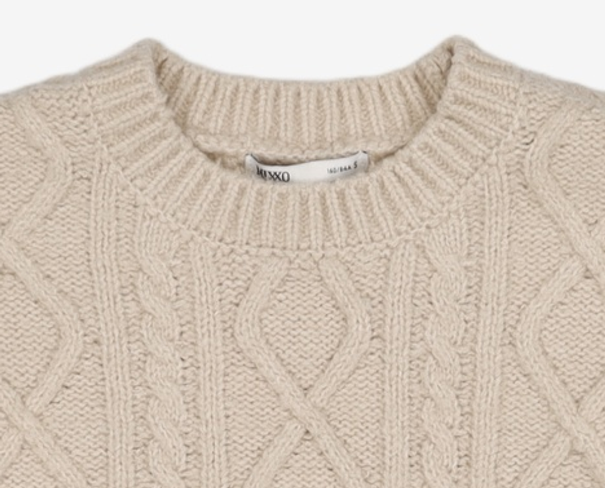 미쏘(MIXXO) 보카시 케이블 풀오버 (KABV17T RE) MIWKABC4QT S