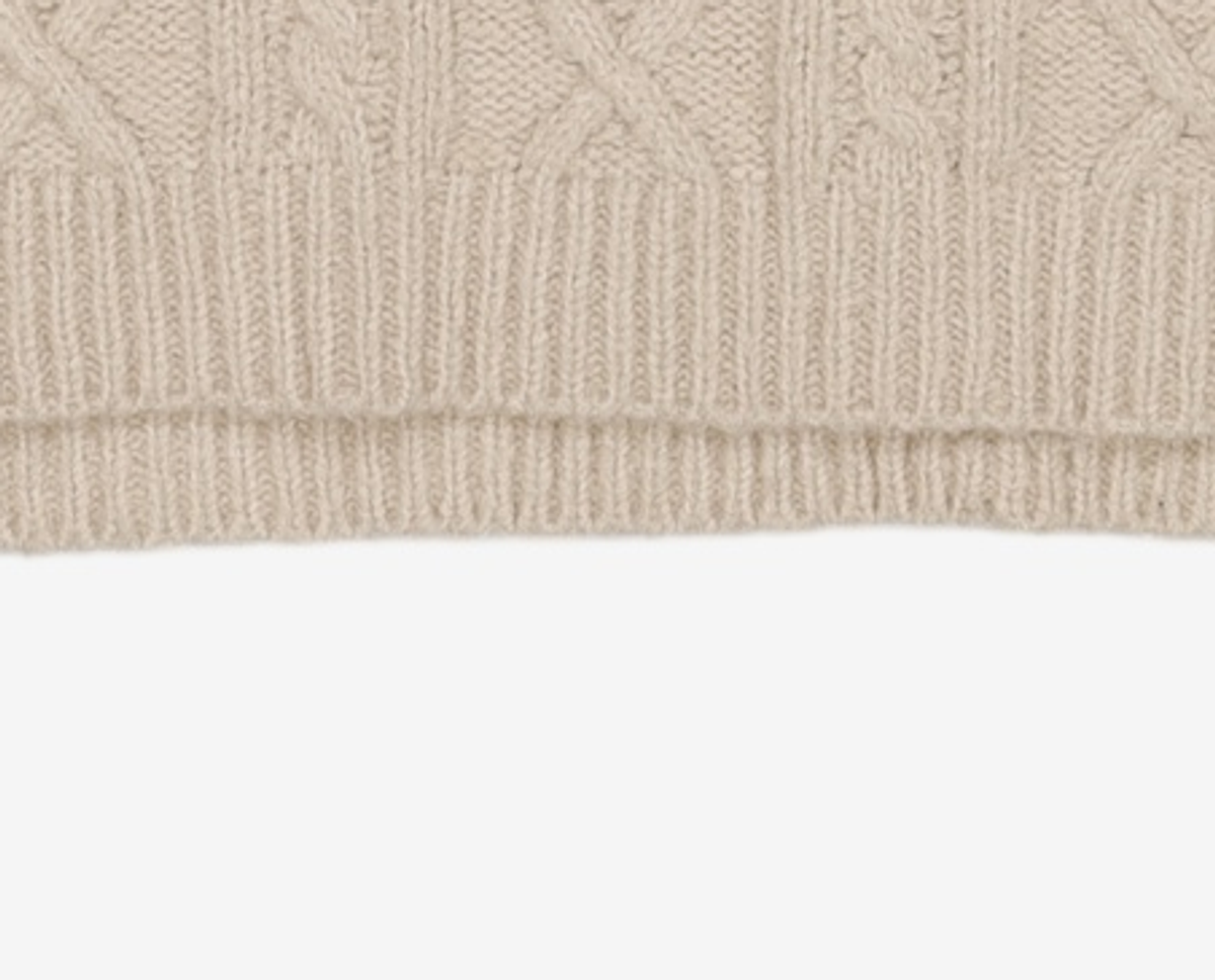 미쏘(MIXXO) 보카시 케이블 풀오버 (KABV17T RE) MIWKABC4QT S
