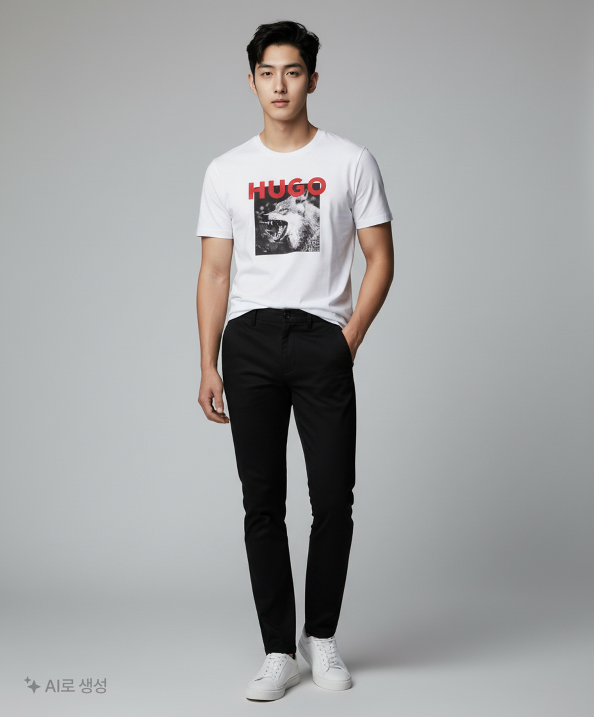 휴고(HUGO BY HUGO BOSS) 반소매 티셔츠 S
