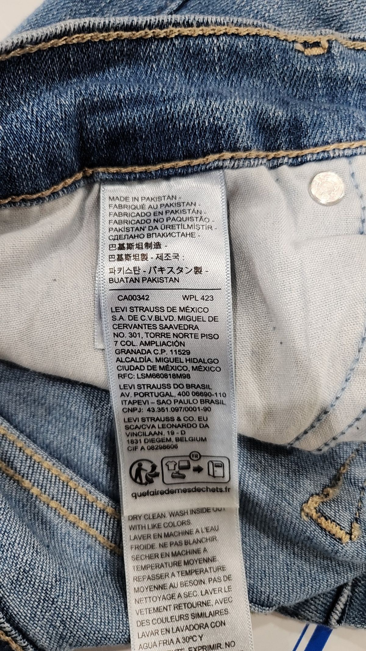 리바이스 데니즌(DENIZEN FROM LEVI'S) 청/데님 팬츠 28
