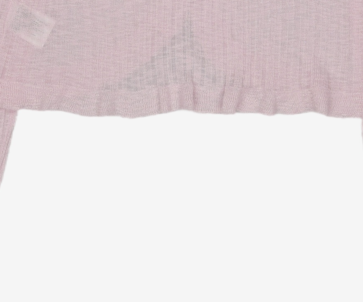 미쏘(MIXXO) 리본 프릴 가디건_MIWCKF823T M