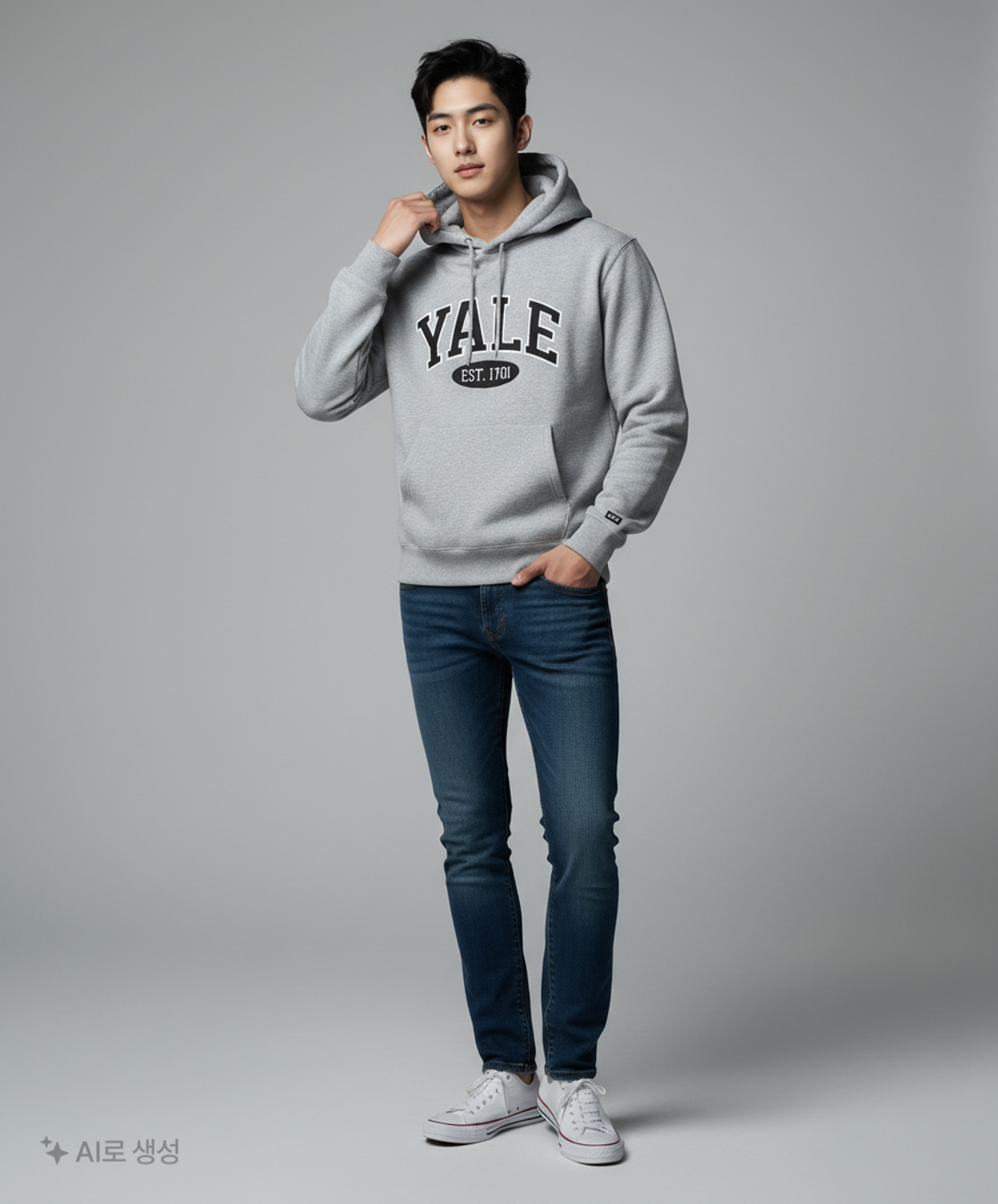 예일(YALE) 후드 티셔츠 S