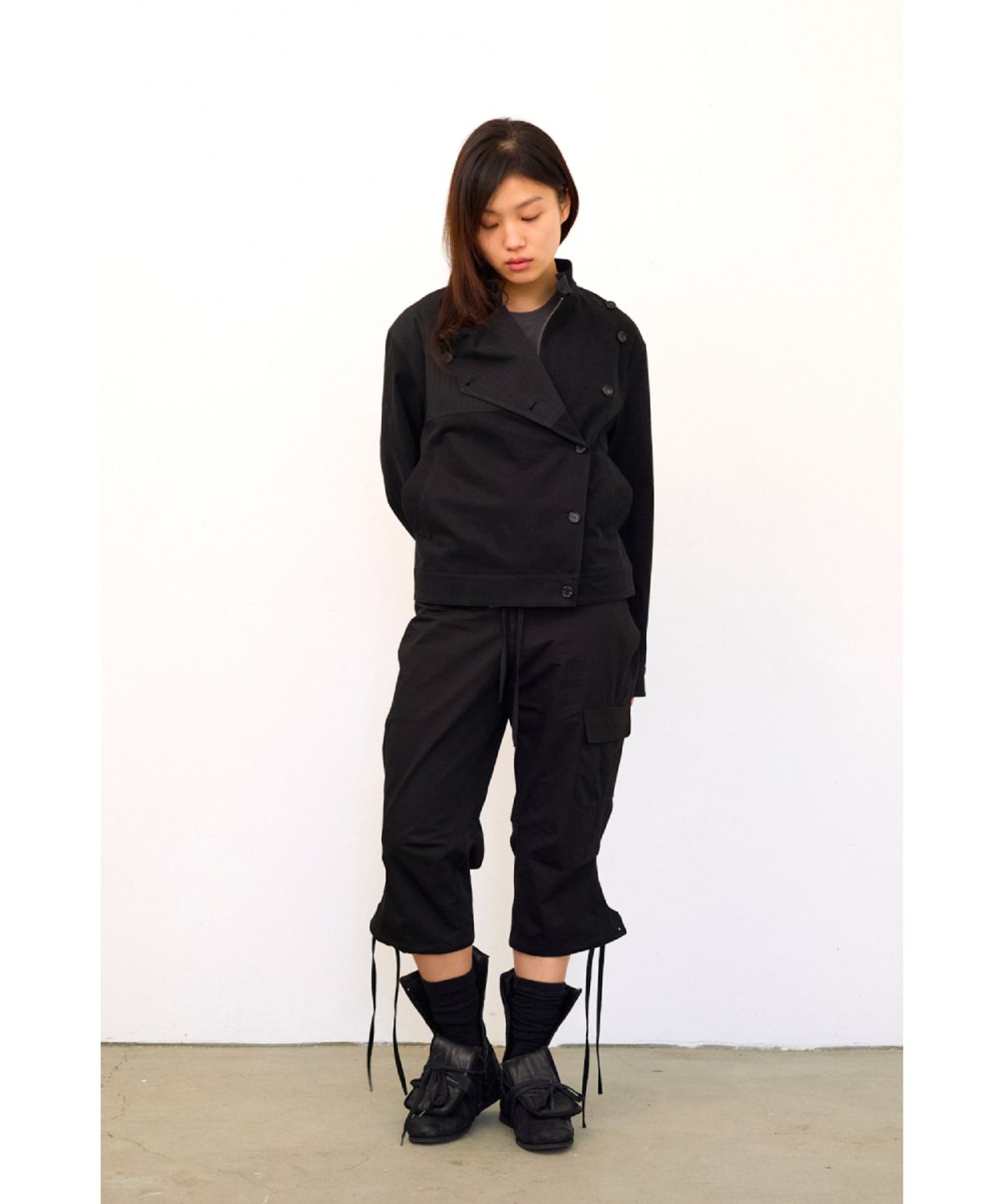 해칭룸(HATCHINGROOM) Fencing Jacket Black