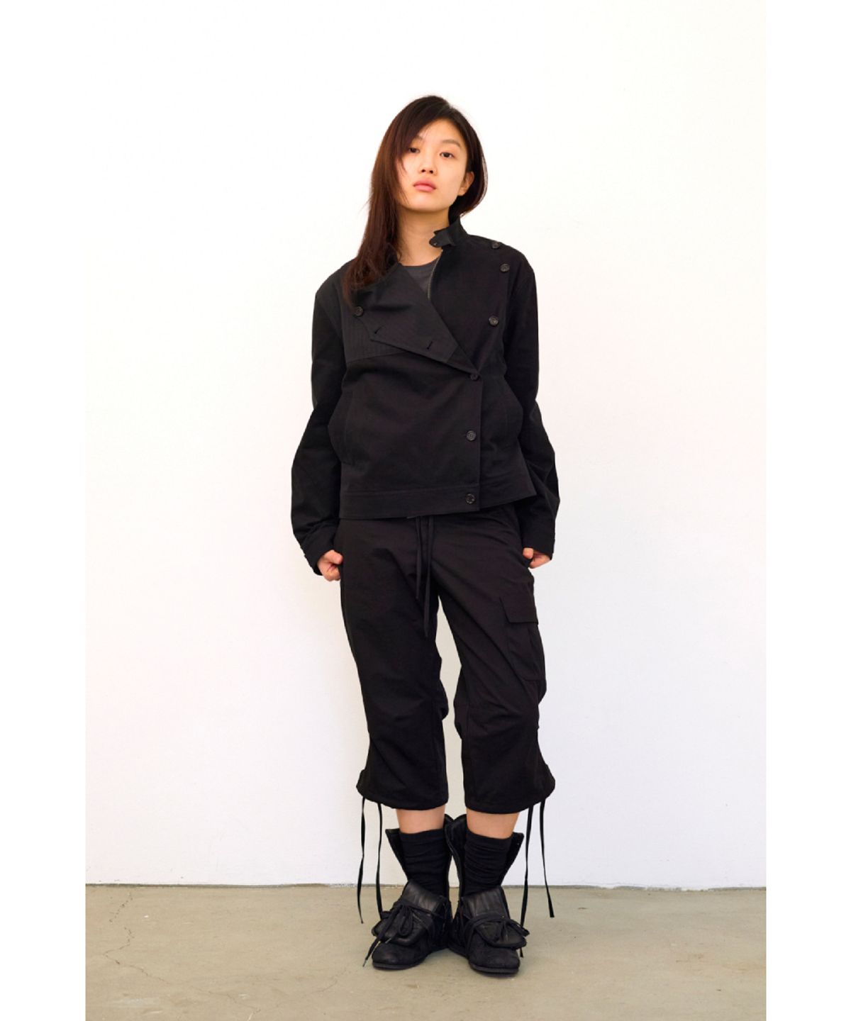 해칭룸(HATCHINGROOM) Fencing Jacket Black