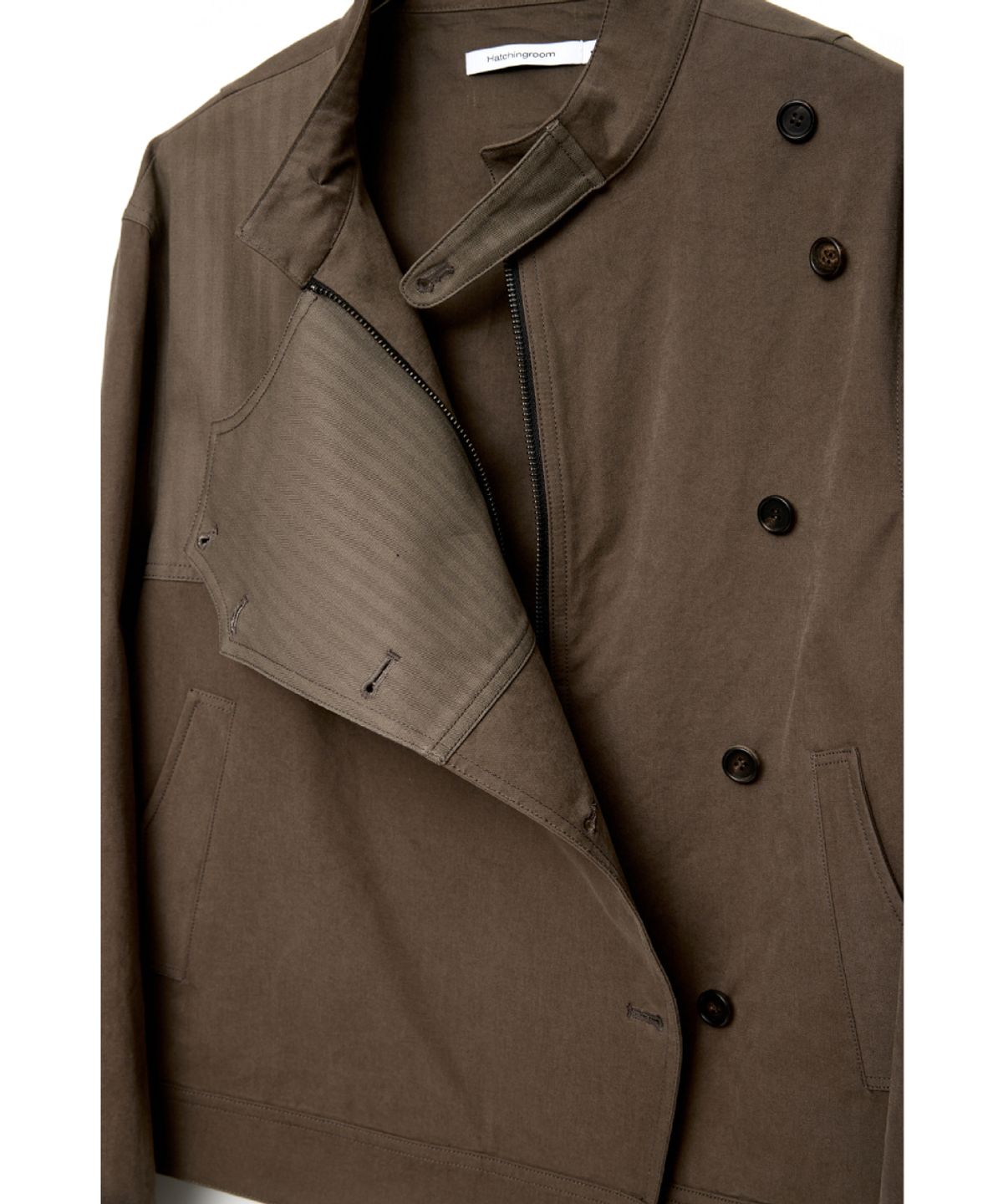 해칭룸(HATCHINGROOM) Fencing Jacket Mud Brown