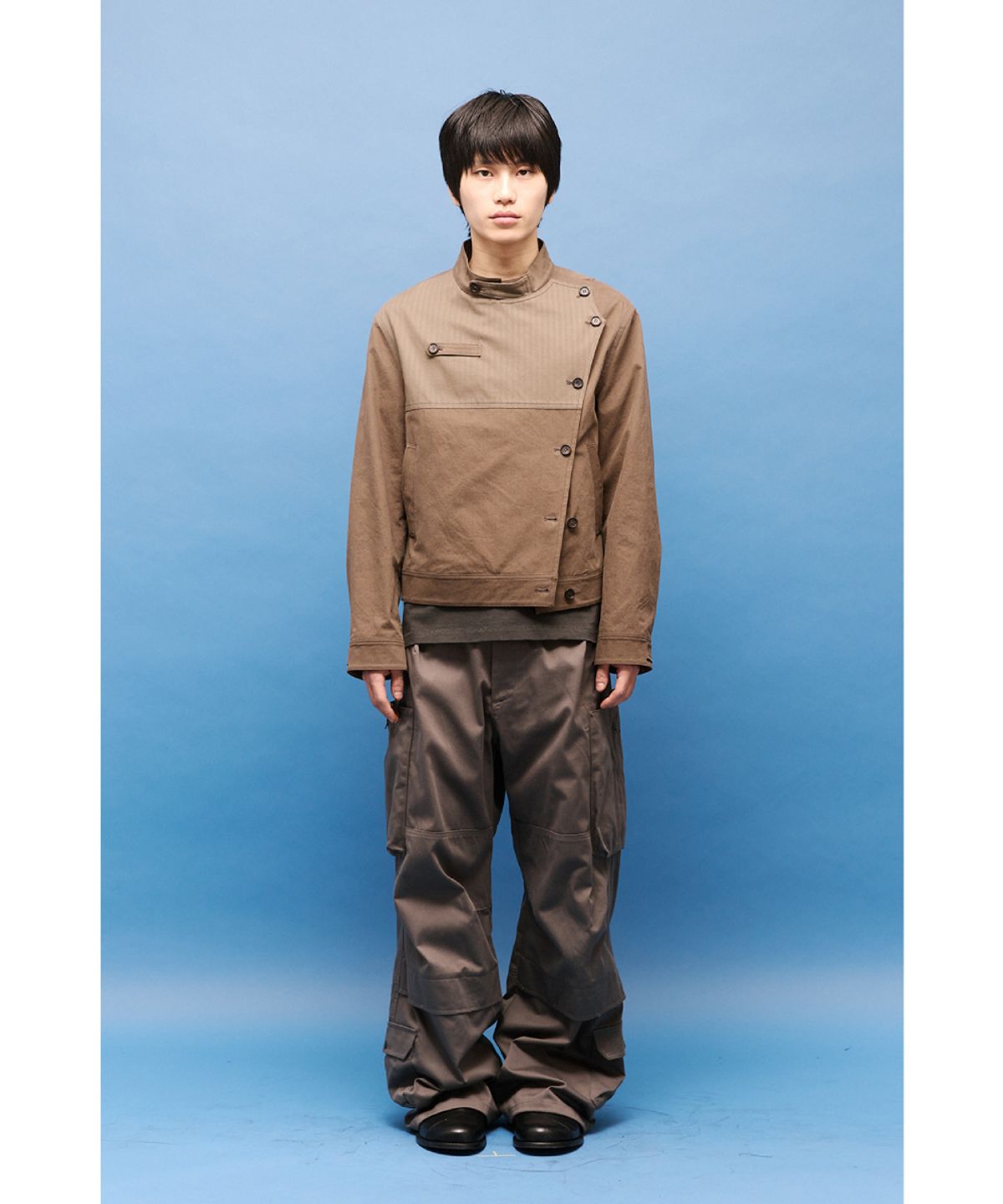 해칭룸(HATCHINGROOM) Fencing Jacket Mud Brown