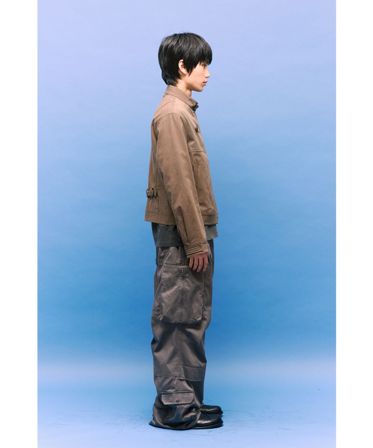 해칭룸(HATCHINGROOM) Fencing Jacket Mud Brown