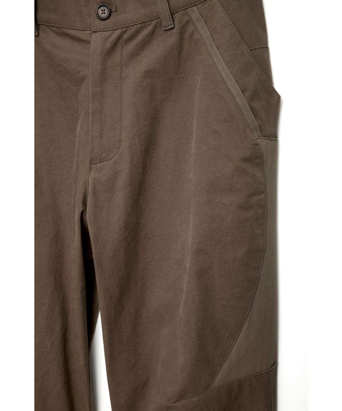 해칭룸(HATCHINGROOM) Fencing Pants Mud Brown