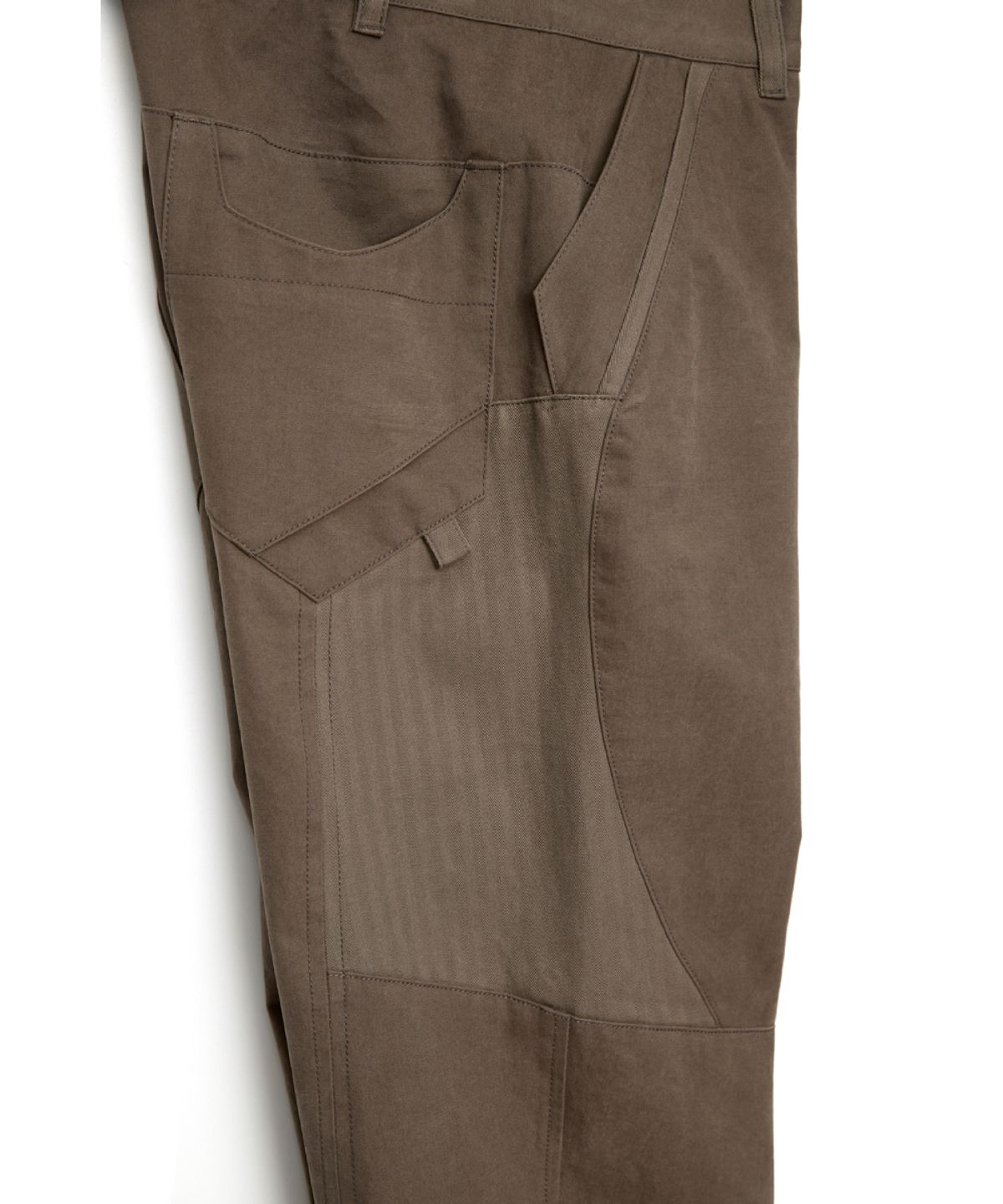 해칭룸(HATCHINGROOM) Fencing Pants Mud Brown