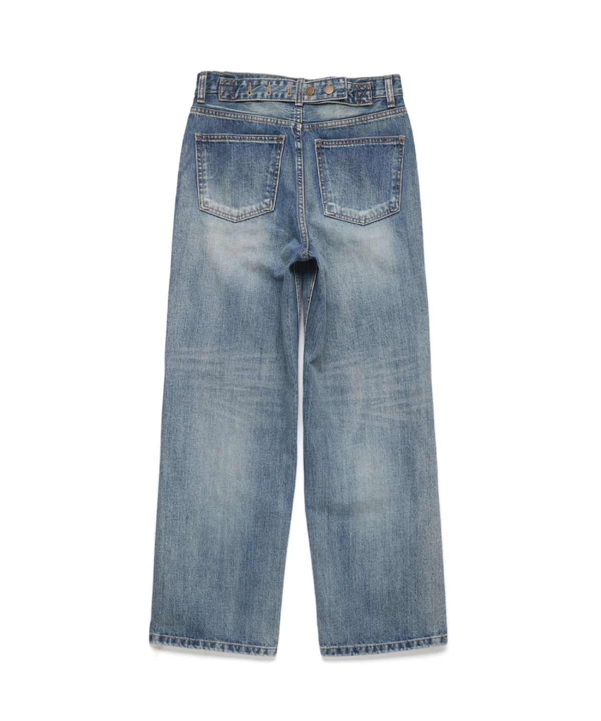 해칭룸(HATCHINGROOM) Harness Jeans Blue