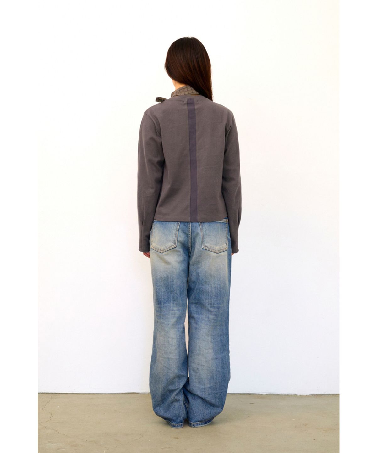 해칭룸(HATCHINGROOM) Harness Jeans Blue