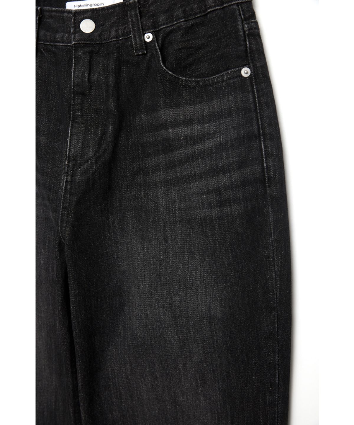 해칭룸(HATCHINGROOM) Harness Jeans Black