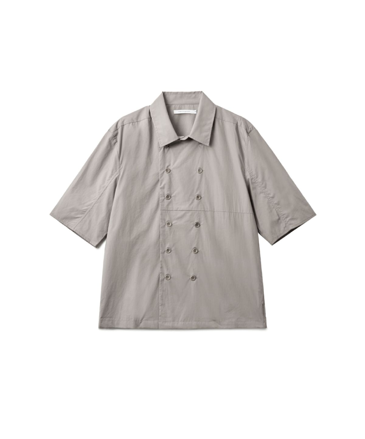 해칭룸(HATCHINGROOM) Double Breasted Shirket Mud Grey