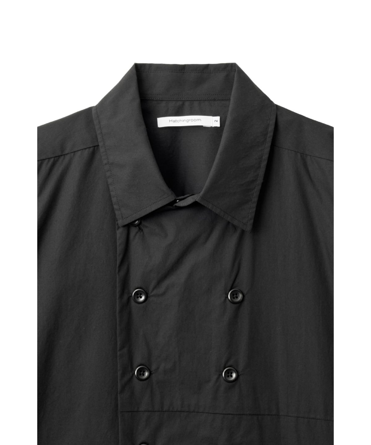 해칭룸(HATCHINGROOM) Double Breasted Shirket Black