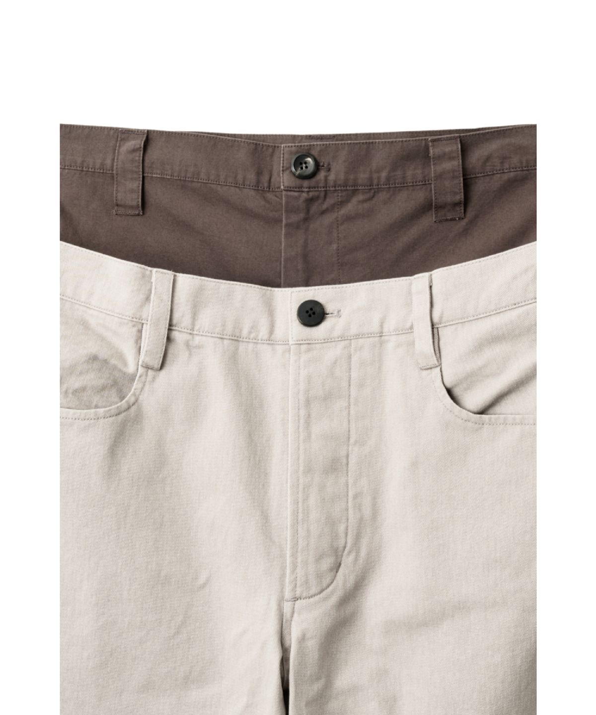 해칭룸(HATCHINGROOM) Double Waist Pants Rose Grey