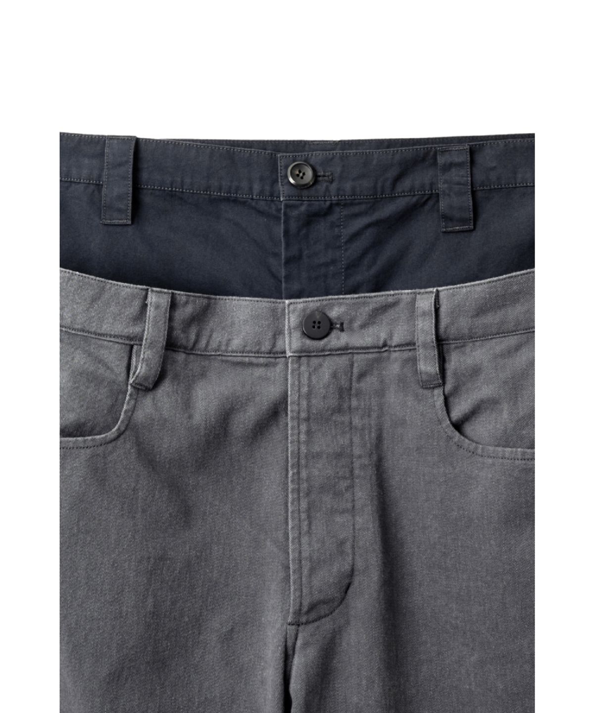 해칭룸(HATCHINGROOM) Double Waist Pants Charcoal