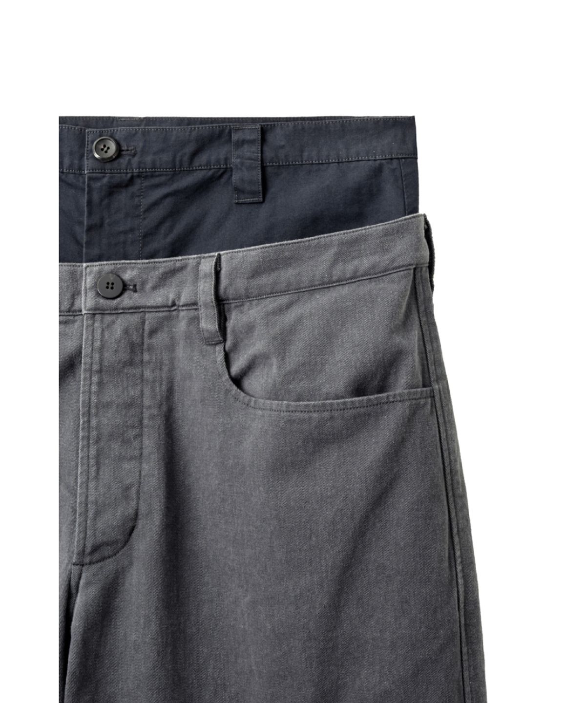 해칭룸(HATCHINGROOM) Double Waist Pants Charcoal