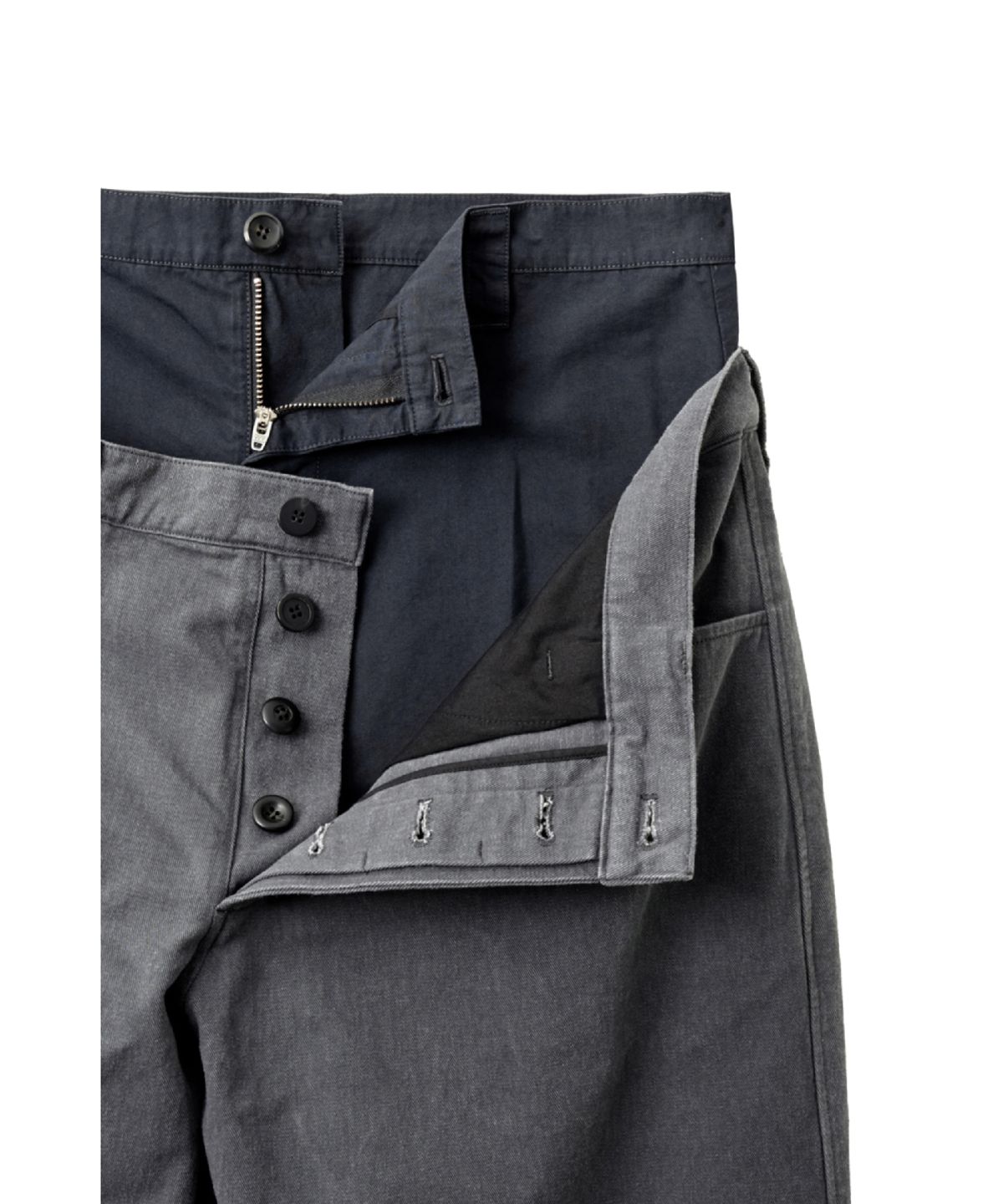 해칭룸(HATCHINGROOM) Double Waist Pants Charcoal