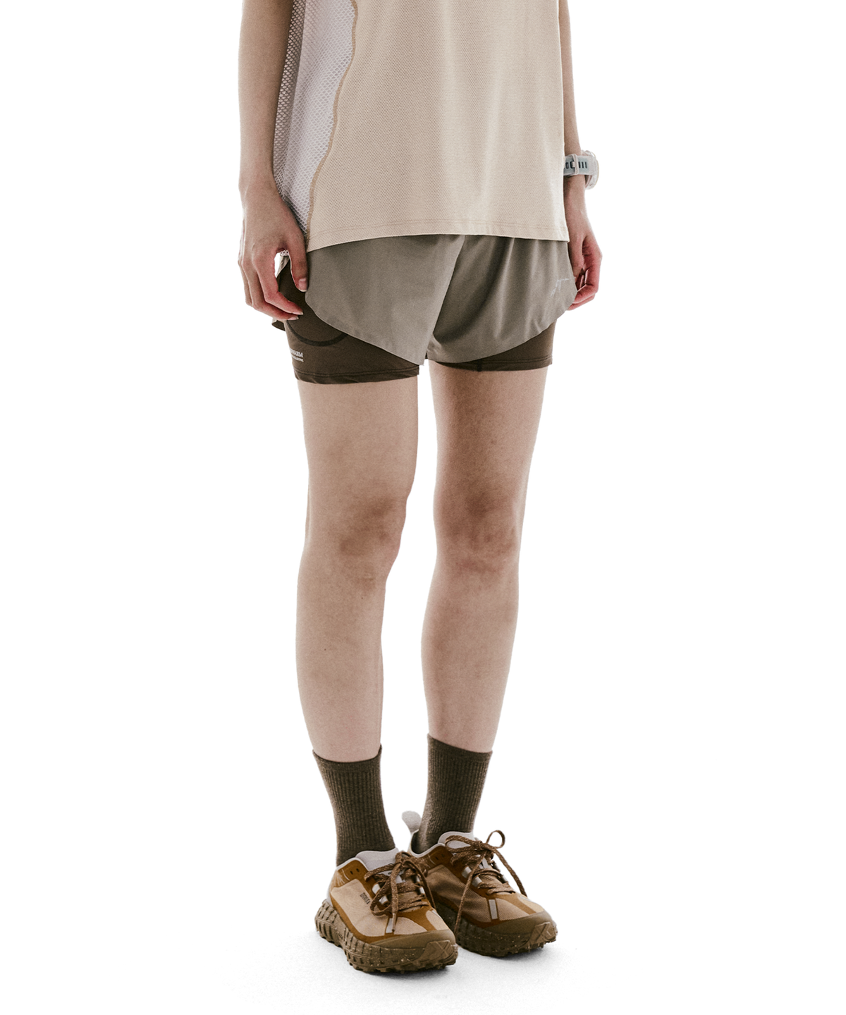 콜드웜(COLDWARM) Distance Liner Shorts (Savannah Tan) - Women