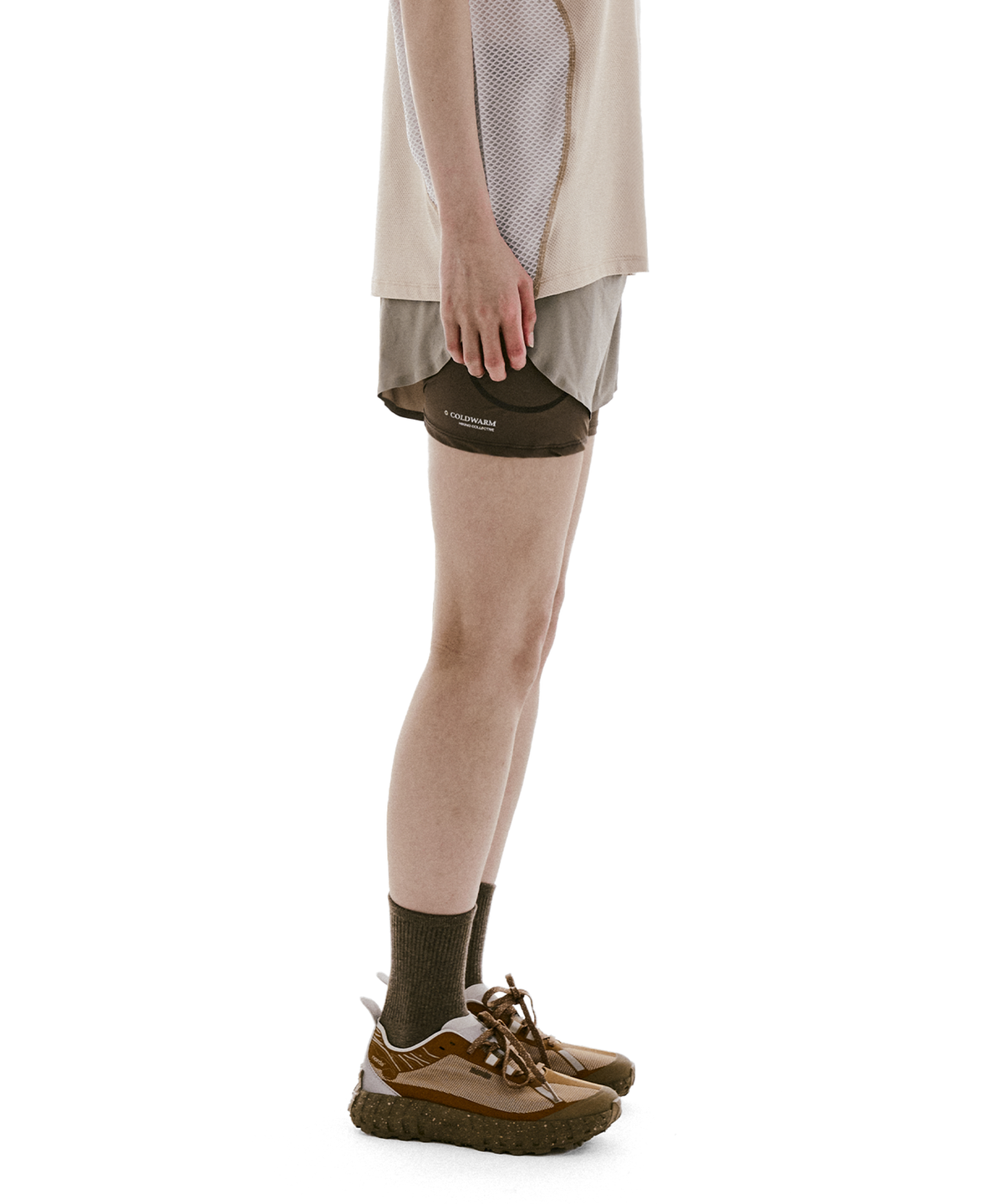 콜드웜(COLDWARM) Distance Liner Shorts (Savannah Tan) - Women