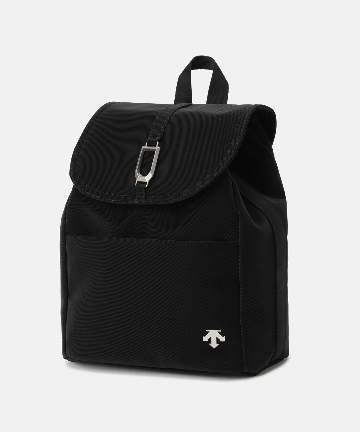 데상트(DESCENTE) 여성 미니 후드 백팩 (7L) 블랙 SR322UBP71
