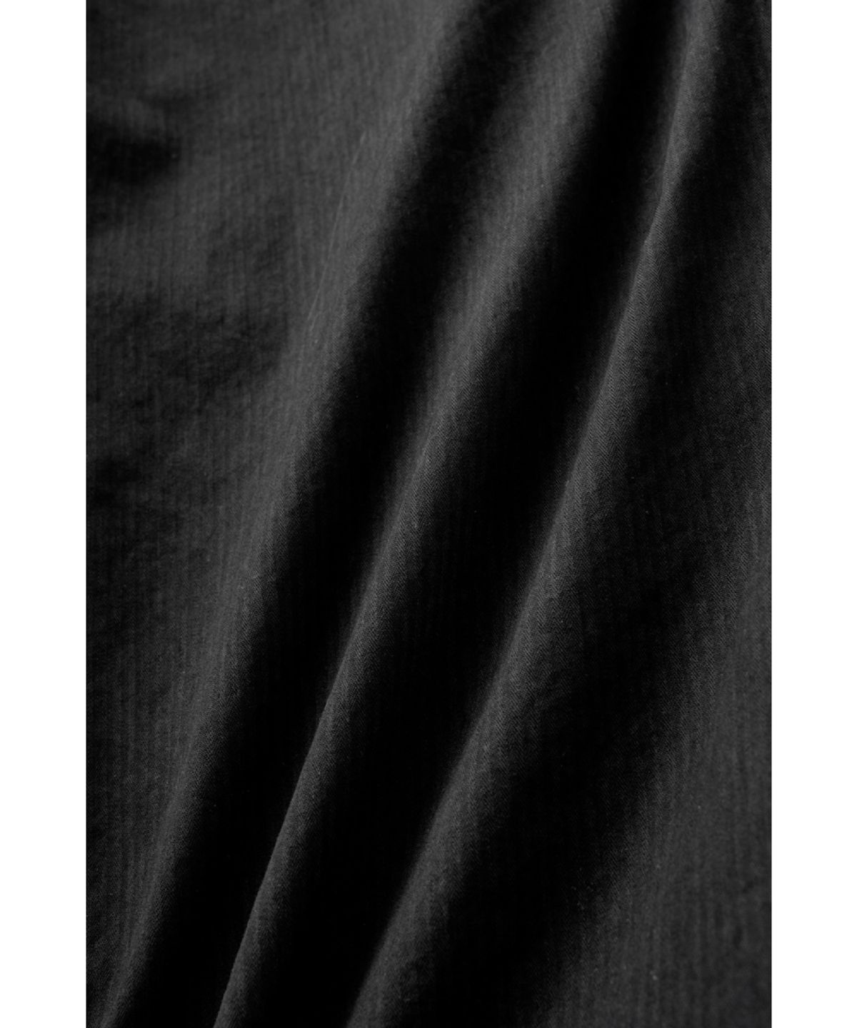 해칭룸(HATCHINGROOM) Shield Pants Herringbone Stripe Dyed Black