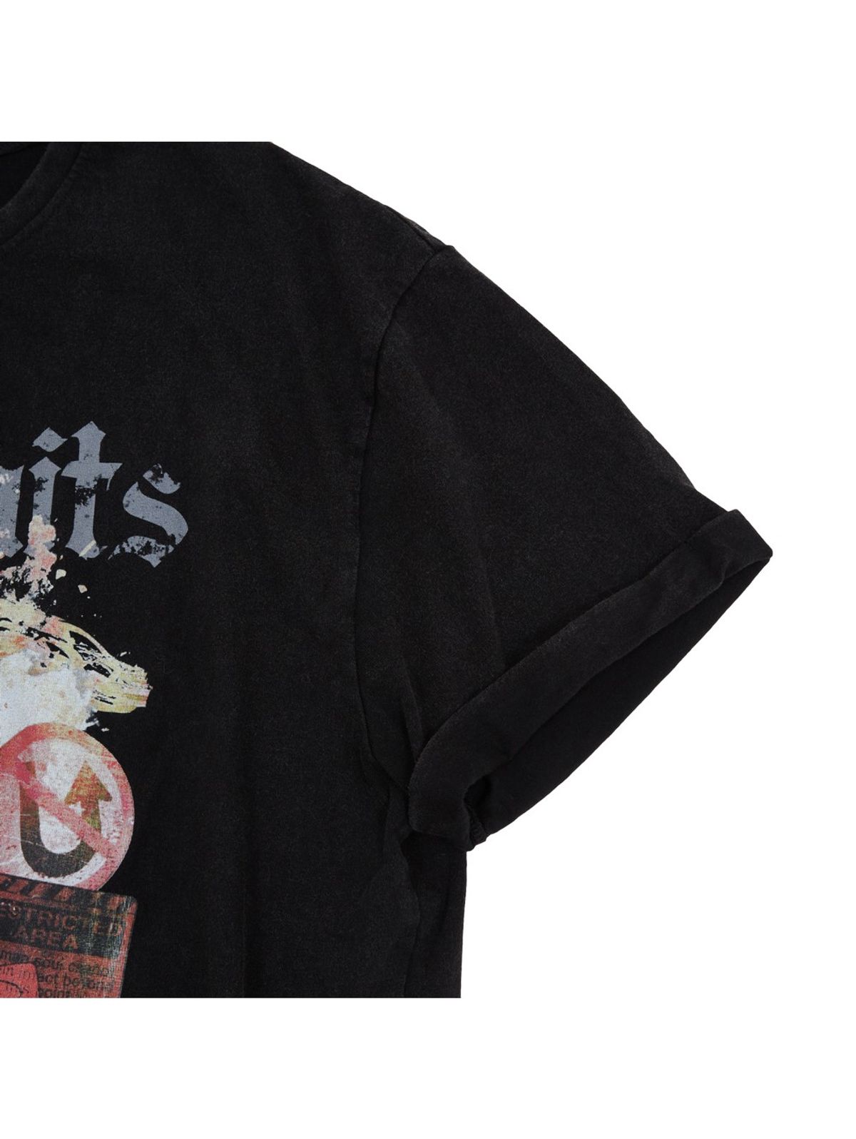 메아(MEA) RAGE BAITS DYEING T-SHIRT [BLACK]