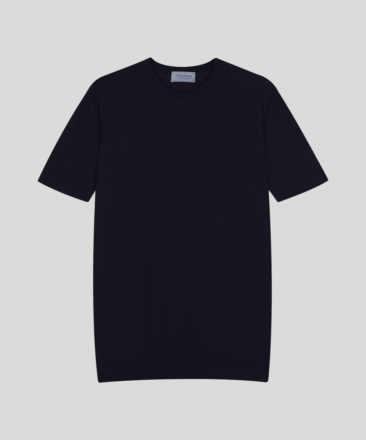 존 스메들리(JOHN SMEDLEY) PARK Cotton Pique Ribs Round Neck T-Shirt Heritage 5 Colors