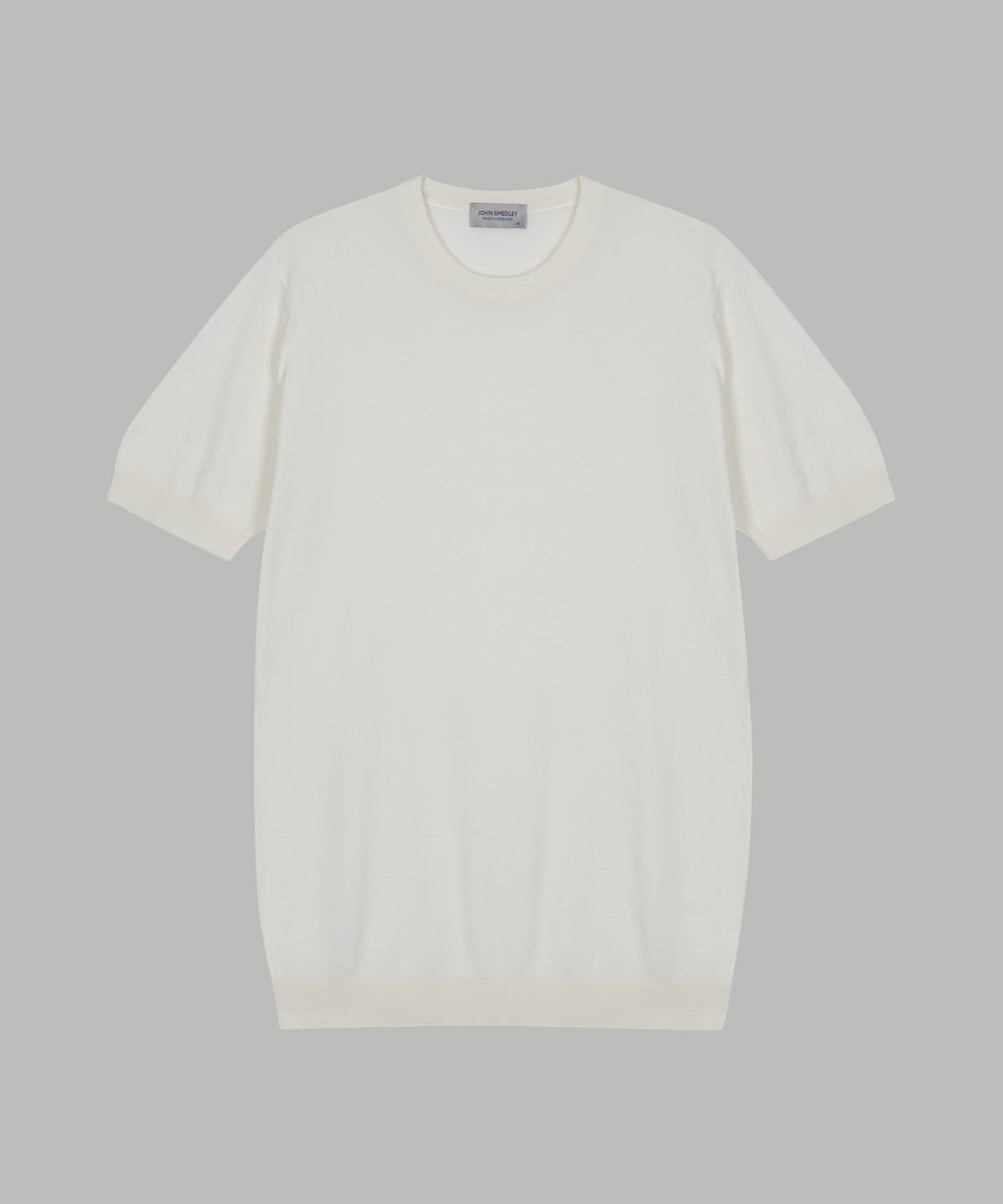 존 스메들리(JOHN SMEDLEY) PARK Cotton Pique Ribs Round Neck T-Shirt Heritage 5 Colors