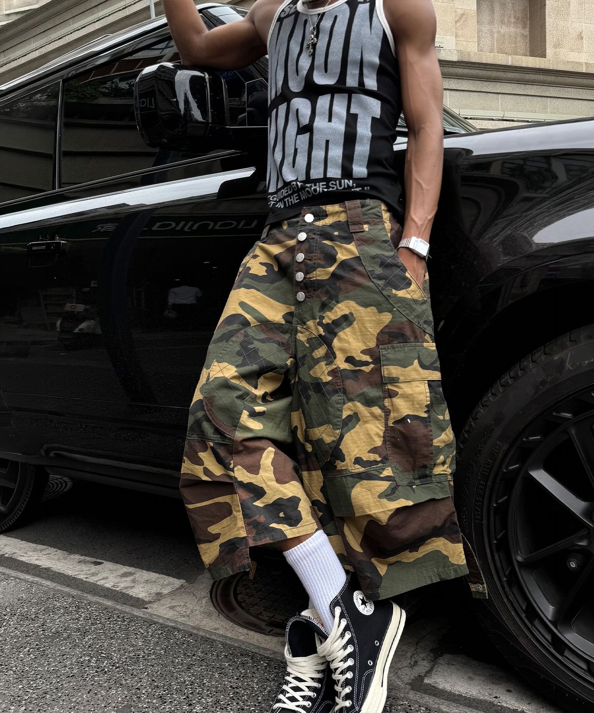 스팁(STEEPC) Tuesday*Camouflage bermuda pants