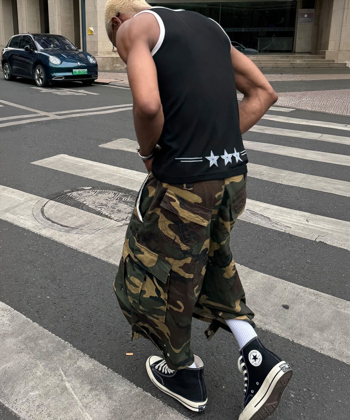 스팁(STEEPC) Tuesday*Camouflage bermuda pants