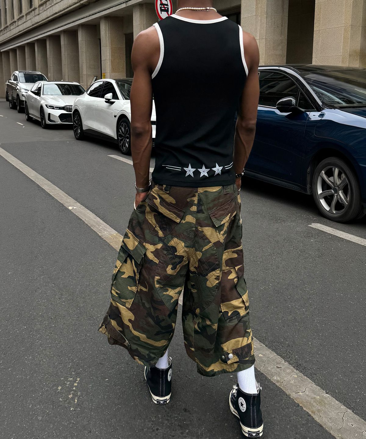 스팁(STEEPC) Tuesday*Camouflage bermuda pants