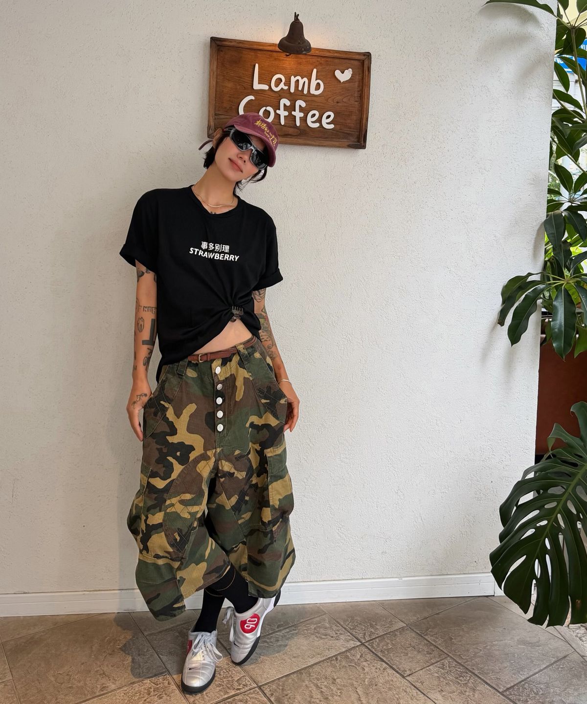 스팁(STEEPC) Tuesday*Camouflage bermuda pants