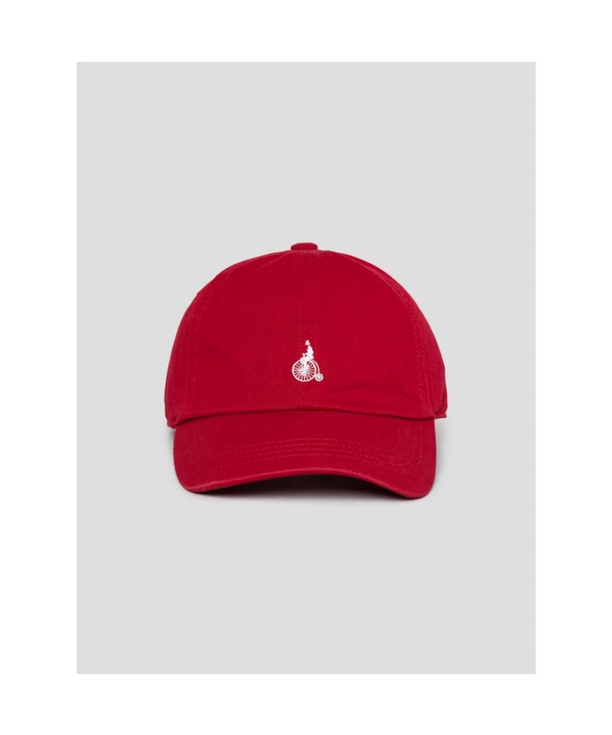 빈폴 액세서리(BEANPOLE ACCESSORY) 코튼트윌 로고 워싱 볼캡 - 레드