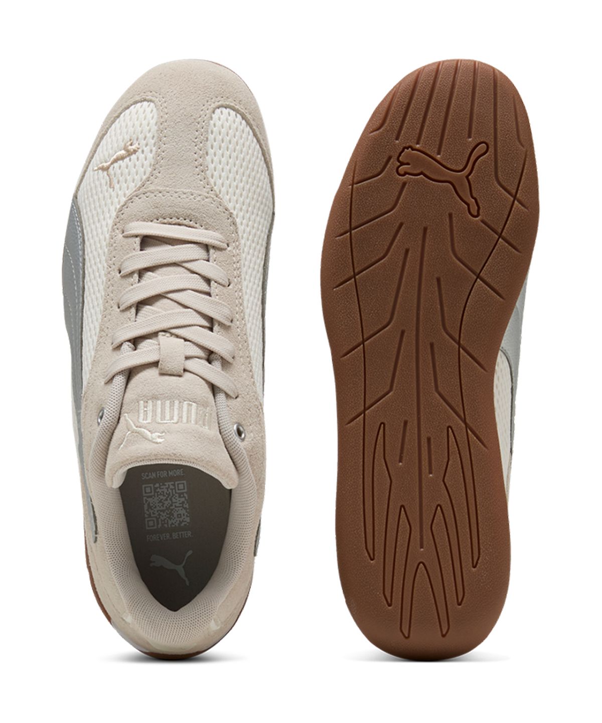 푸마(PUMA) 푸마 레플리캐치 메쉬 - 웜 화이트-실버 포그-푸마 실버 / 407330-02