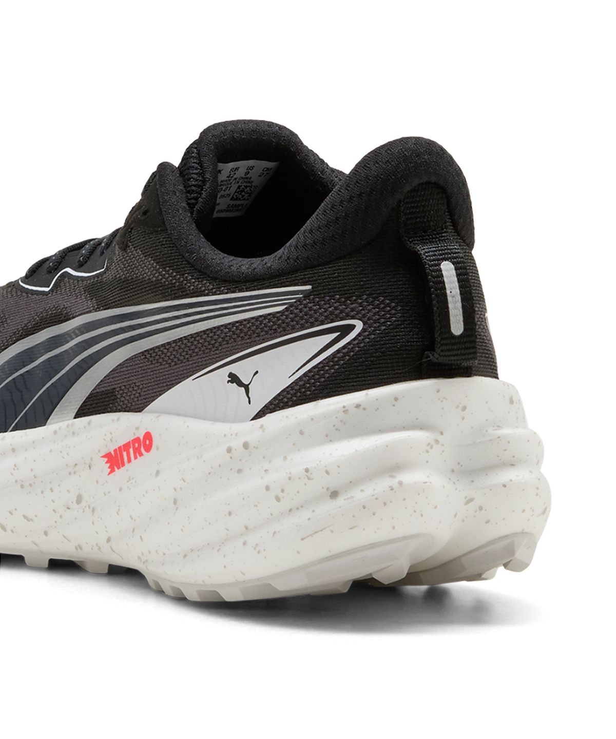 푸마(PUMA) 벨로시티 나이트로 트레일 - 푸마 블랙-페더 그레이-울트라 레드 / 312950-01