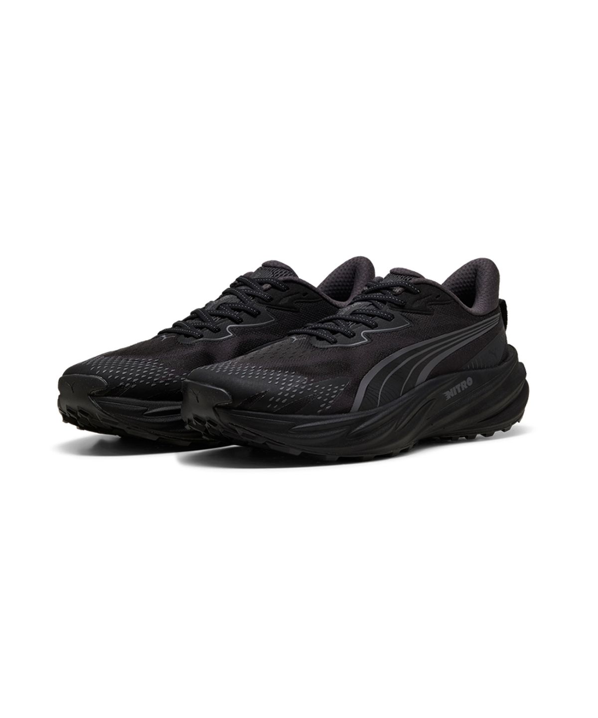 푸마(PUMA) 벨로시티 나이트로 트레일 - 푸마 블랙-플랫 다크 그레이 / 312950-03