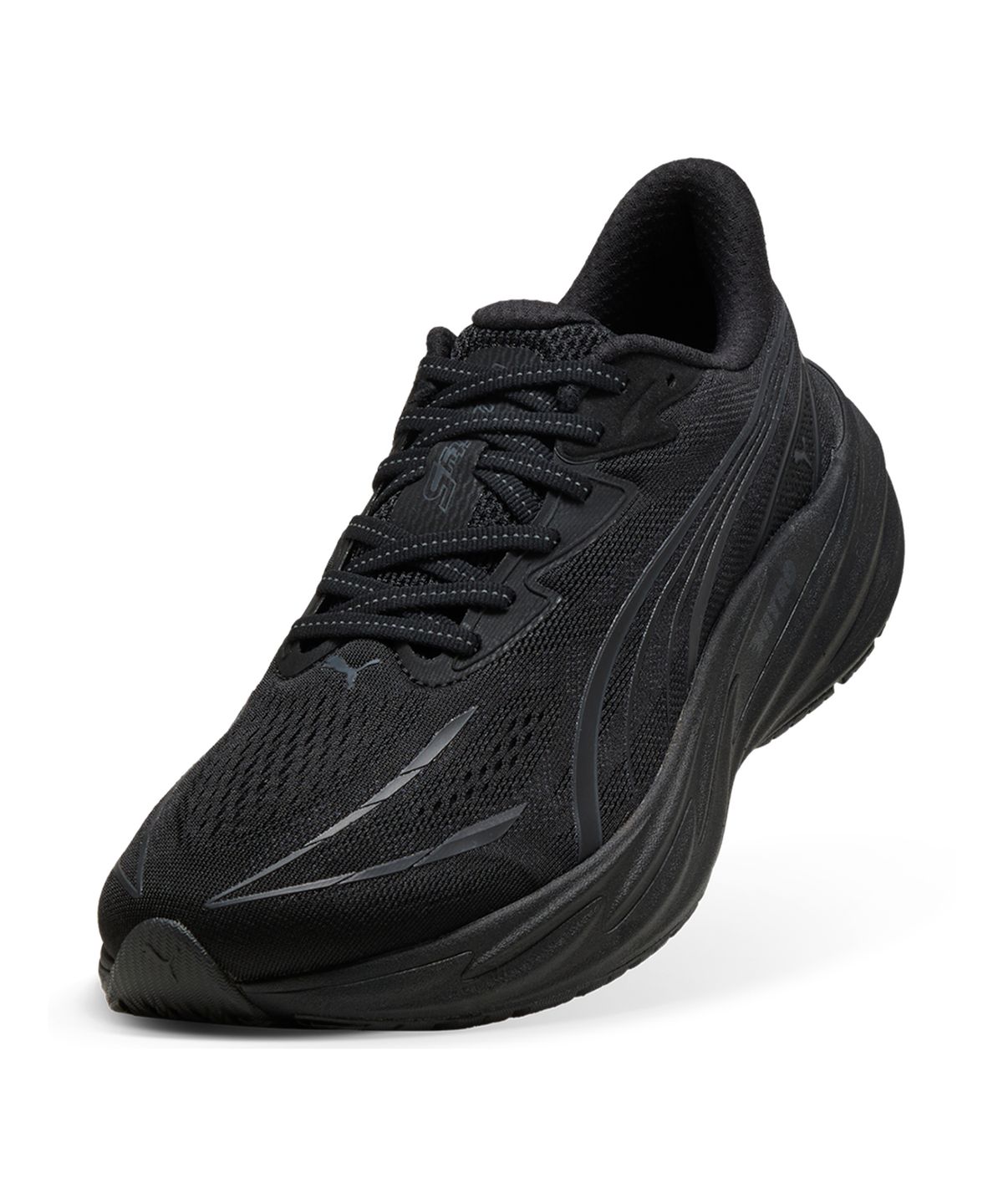 푸마(PUMA) 벨로시티 나이트로 5 와이드 - 푸마 블랙-플랫 다크 그레이 / 313690-01