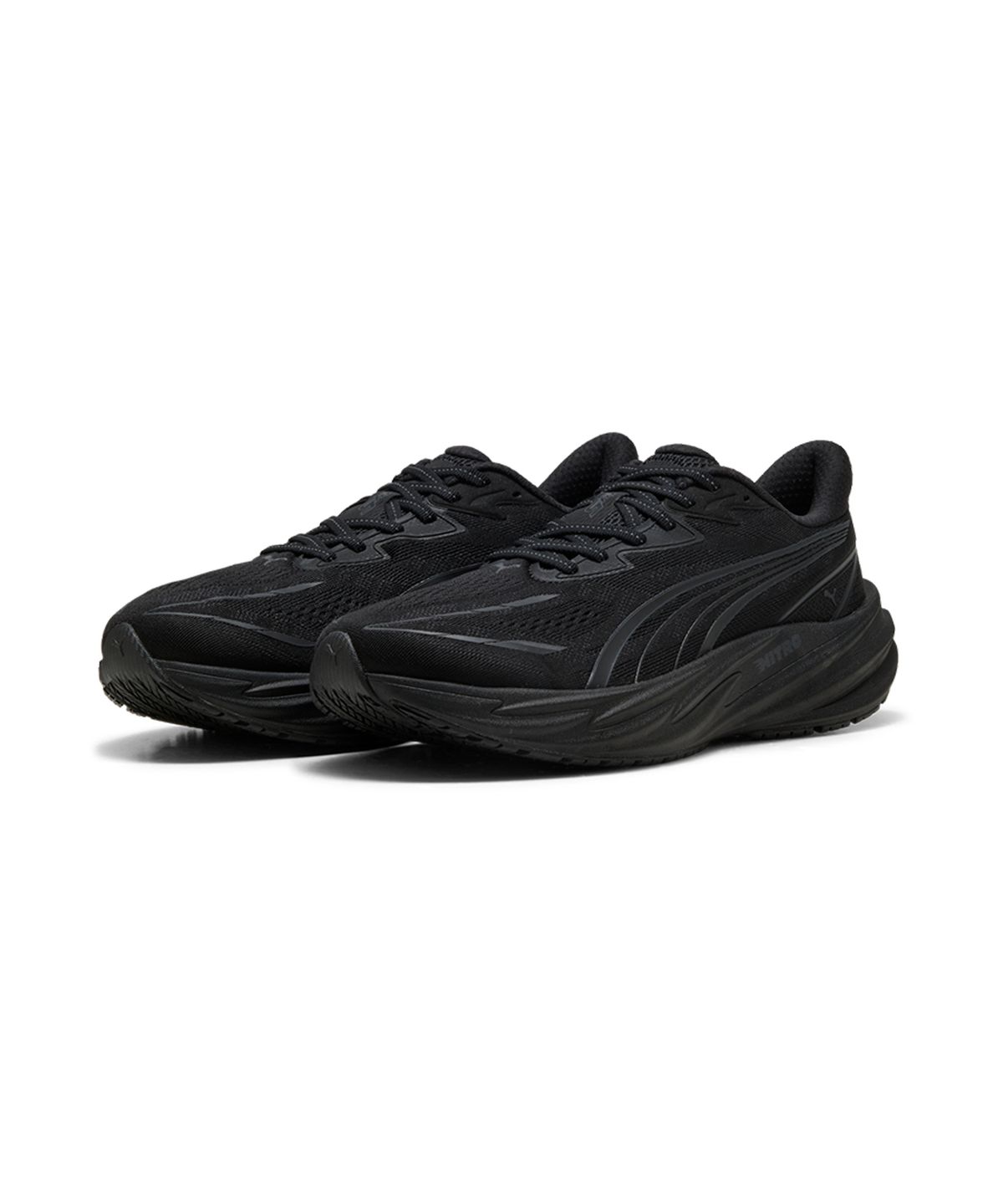 푸마(PUMA) 벨로시티 나이트로 5 와이드 - 푸마 블랙-플랫 다크 그레이 / 313690-01