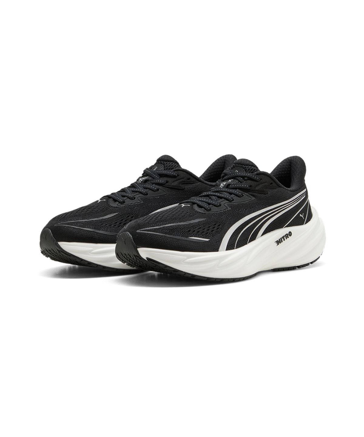 푸마(PUMA) 벨로시티 나이트로 5 와이드 우먼스 - 푸마 블랙-푸마 화이트 / 313691-01
