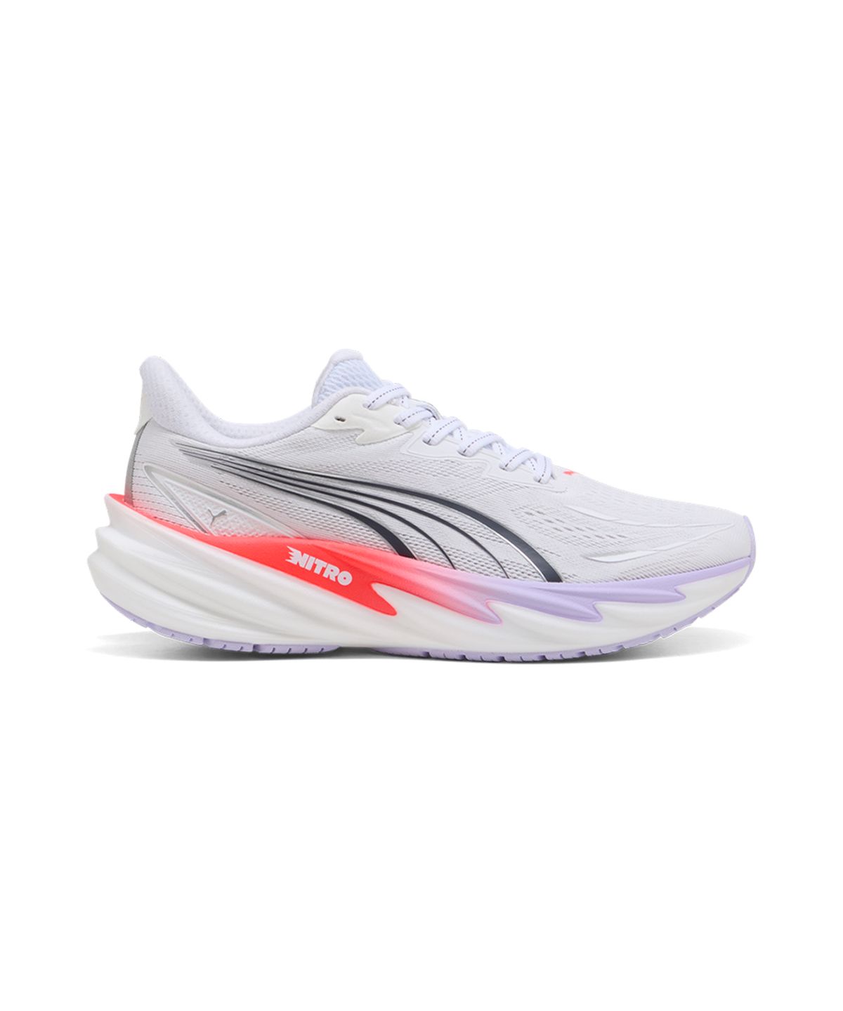 푸마(PUMA) 벨로시티 나이트로 5 우먼스 - 푸마 화이트-울트라 레드-라이트 라벤더 / 312945-05